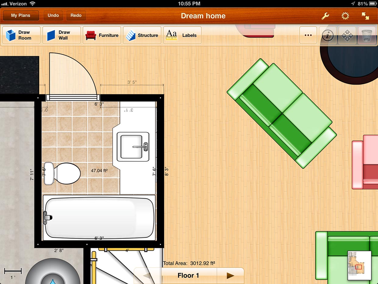  for iPad review: Design beautiful detailed floor plans  iMore