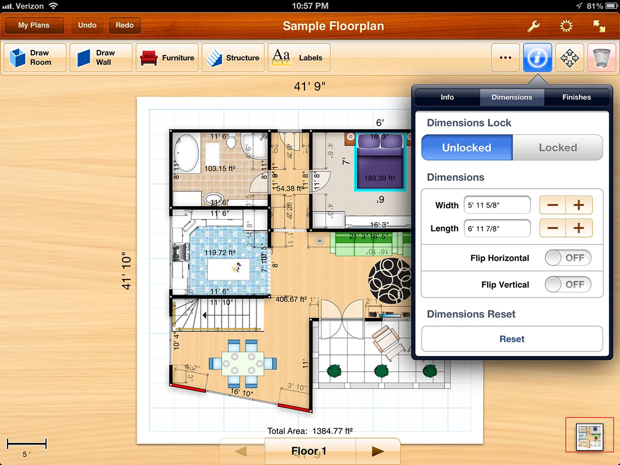 Floorplans for iPad review Design beautiful detailed