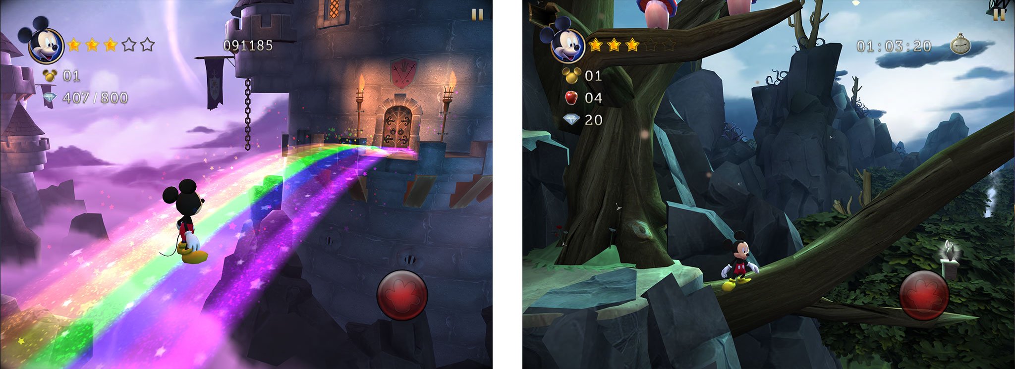 Castle of Illusion tips, tricks, and cheats: Replay levels to collect more diamonds