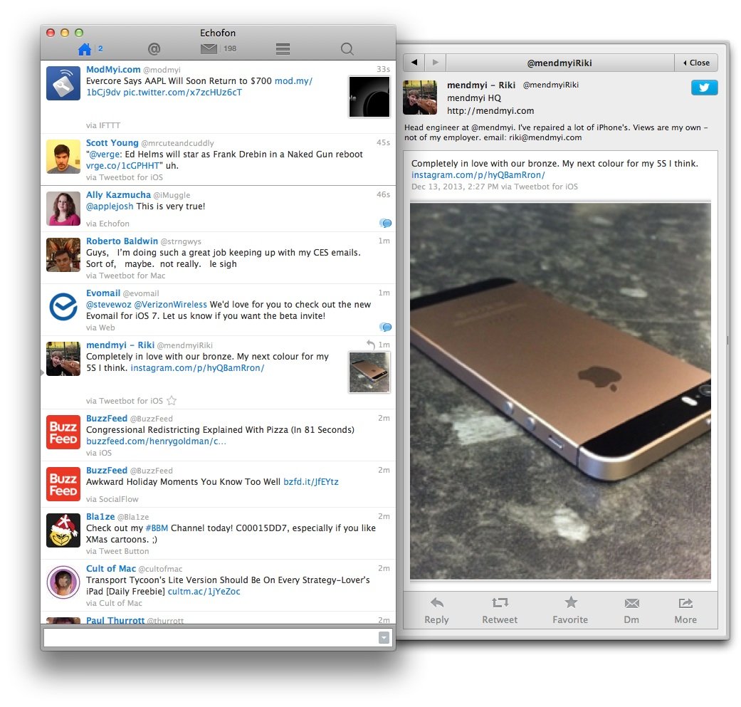 Best Twitter apps for Mac: Echofon for Mac