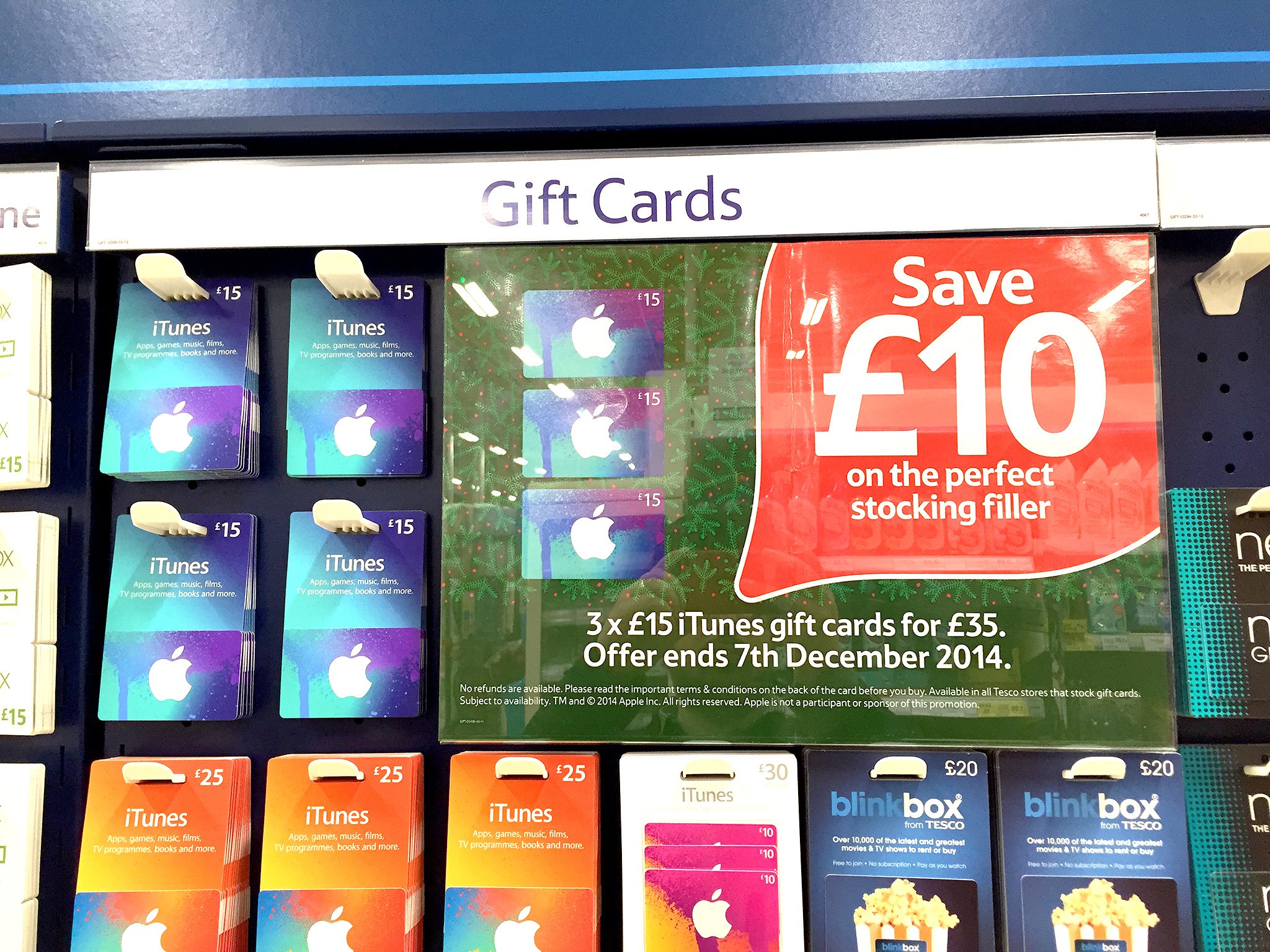 Grab £45 worth of iTunes gift cards for £35 at Tesco iMore