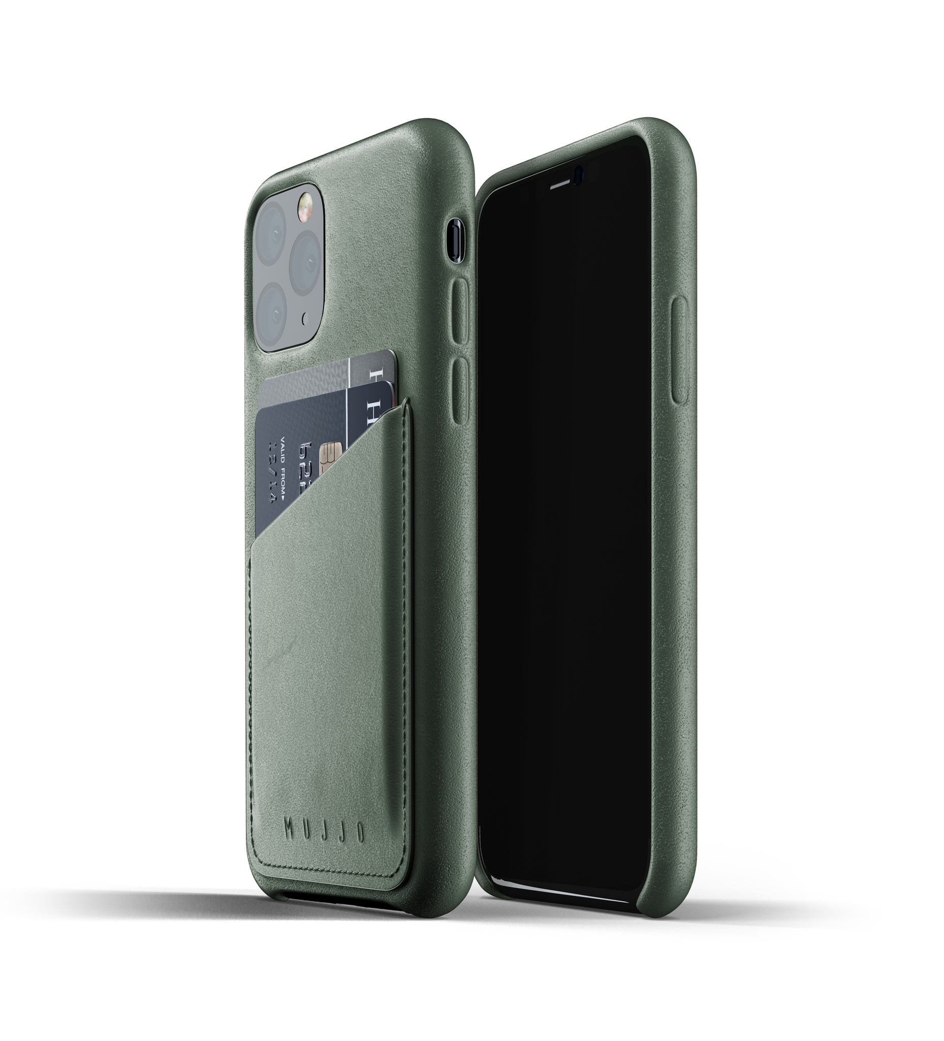 Mujjo estrena color Slate Green para funda de iPhone 11 Pro