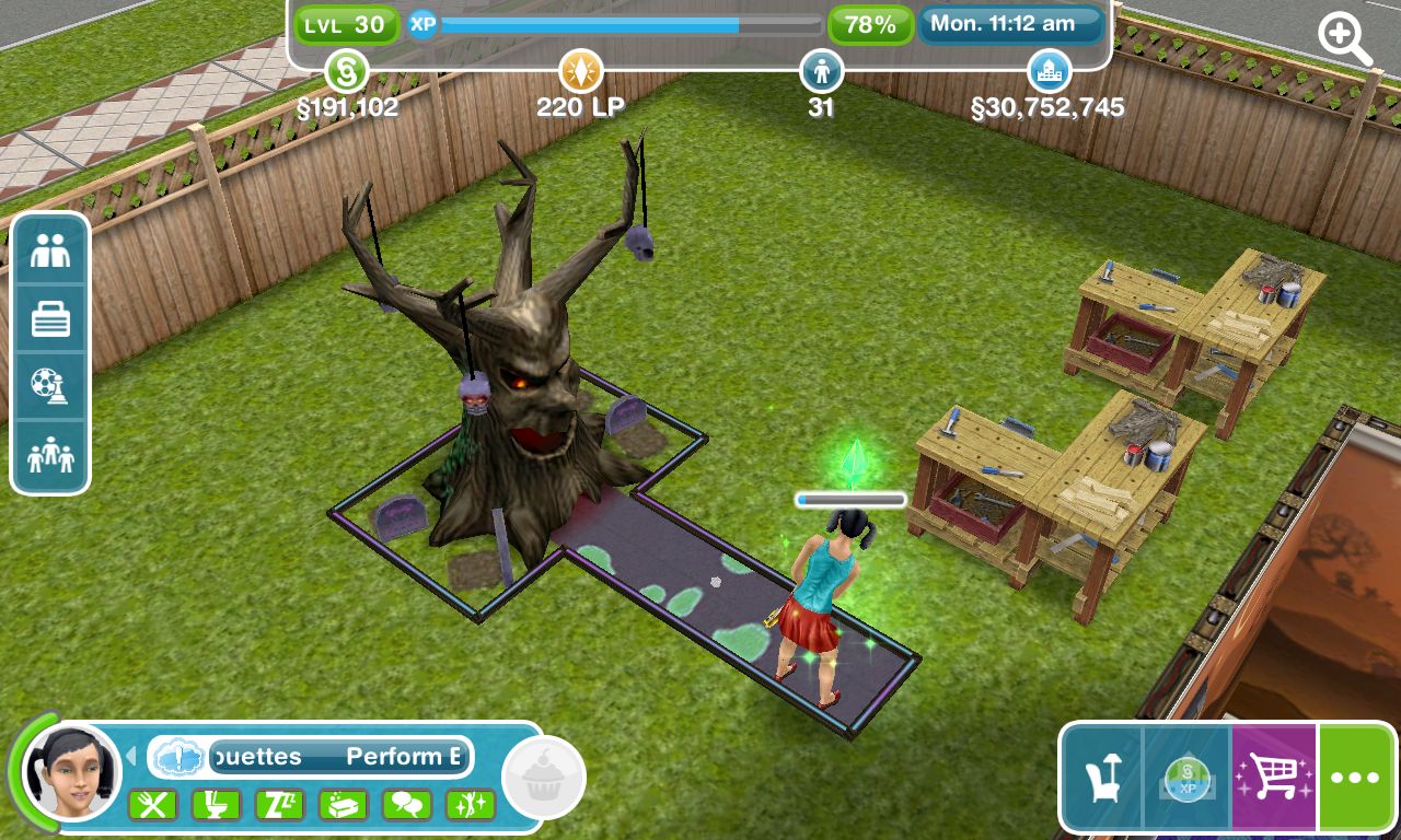 Take a look at The Sims FreePlay's Teen and Mysterious 