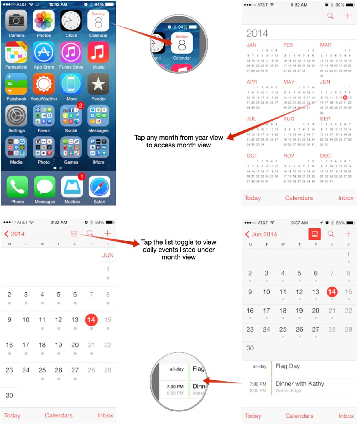How to switch calendar views on your iPhone or iPad iMore