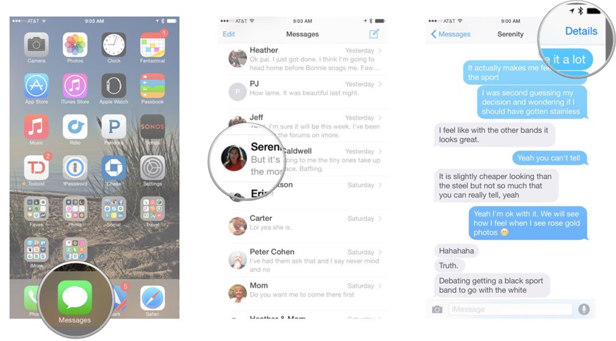 how to delete facebook messenger messages on apple watch