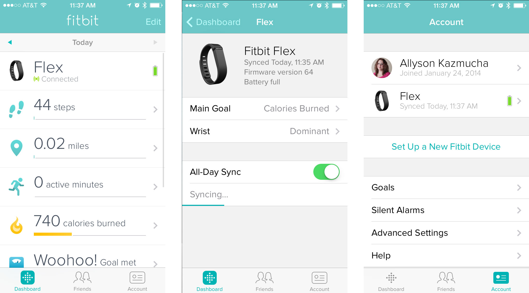 fitbit flex app android