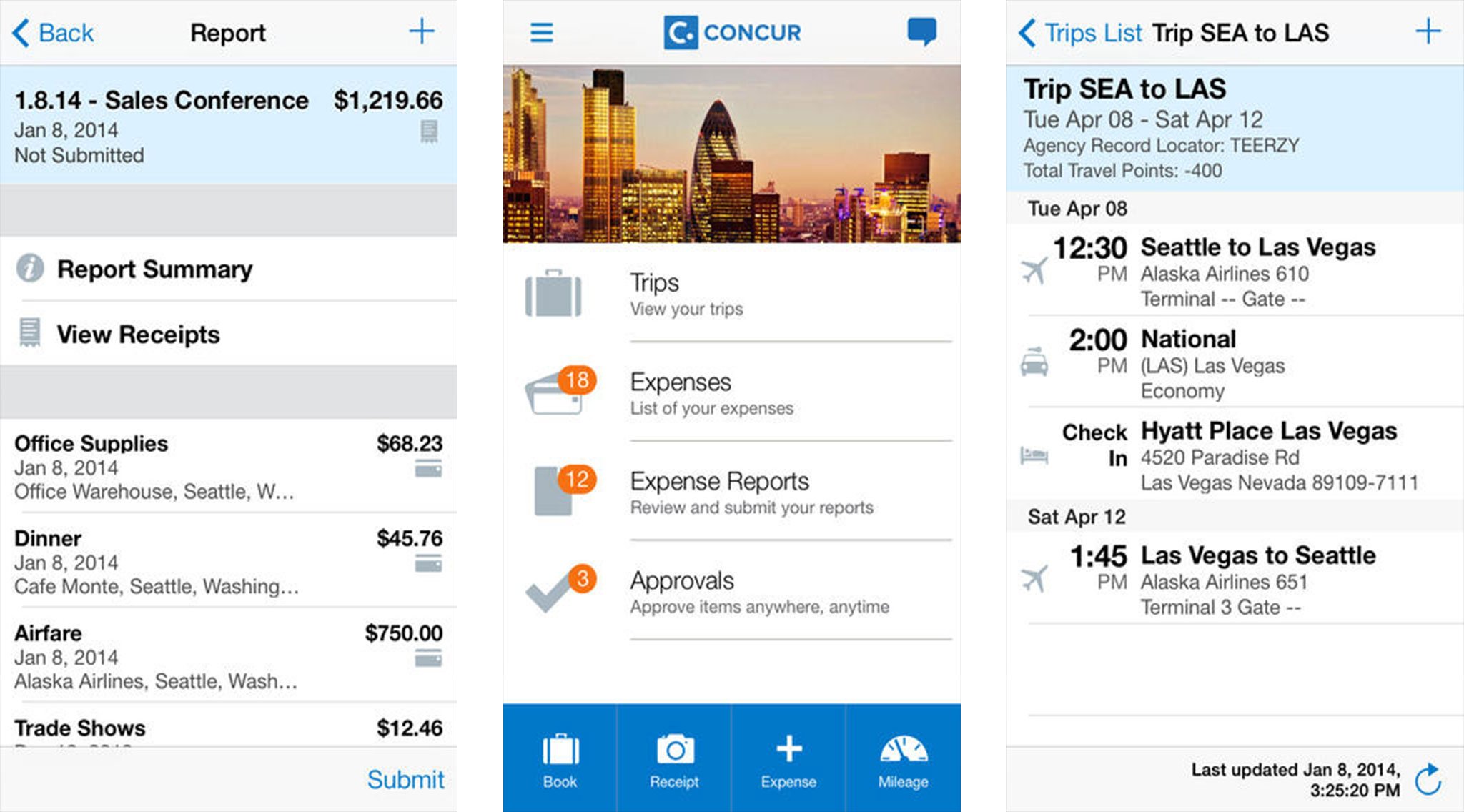 Best expense tracking apps for iPhone: Concur, Expensify ...