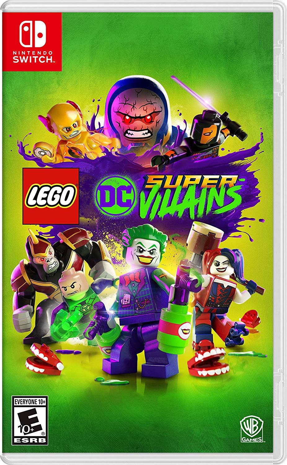 LEGO DC Super Villains box art for Nintendo Switch