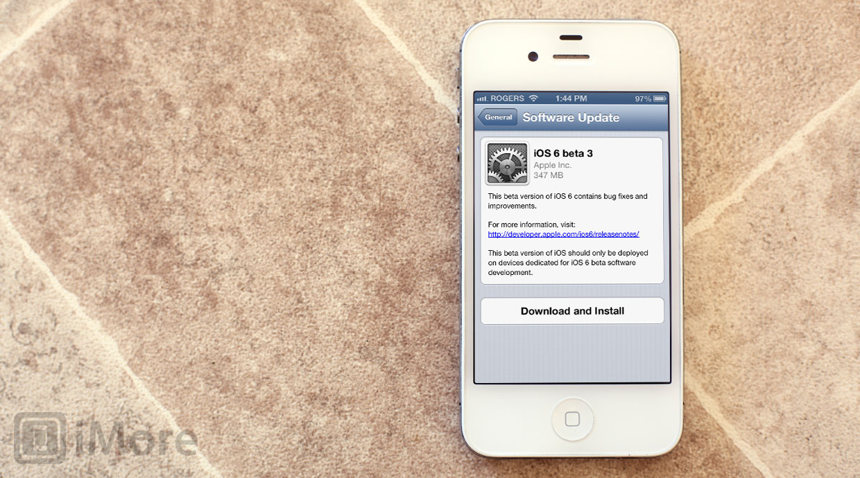 Apple releases iOS 6 beta 3 to developers