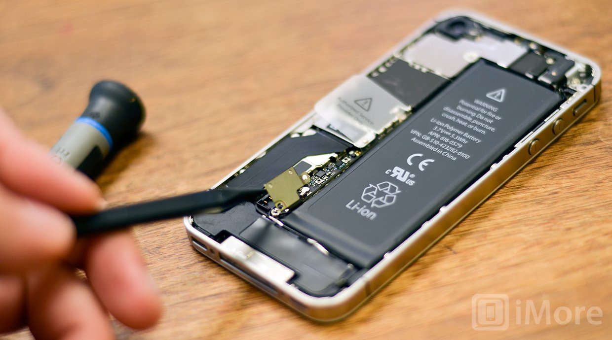 Зажим для аккумулятора iPhone 4S