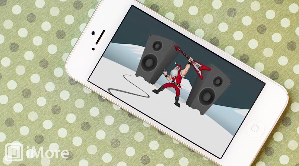 Rock out with Santa during the holidays with Santa Rockstar for iPhone