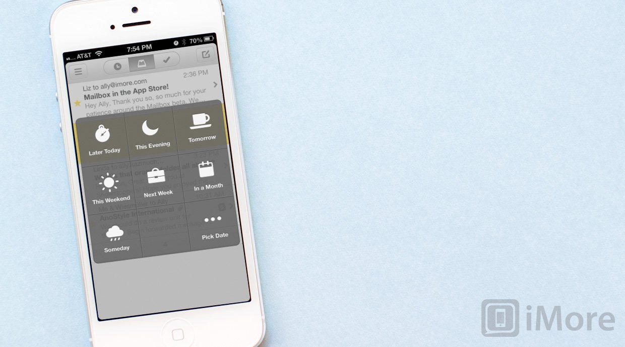 Mailbox for iPhone updated with smarter snooze options, faster swiping options, and more