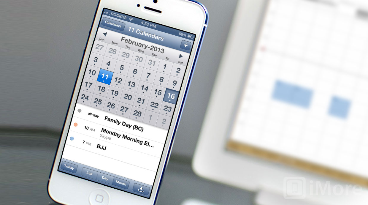 Календарь: полное руководство: все, что вам нужно знать о настройке и использовании календарей на вашем iPhone, iPod touch или iPad