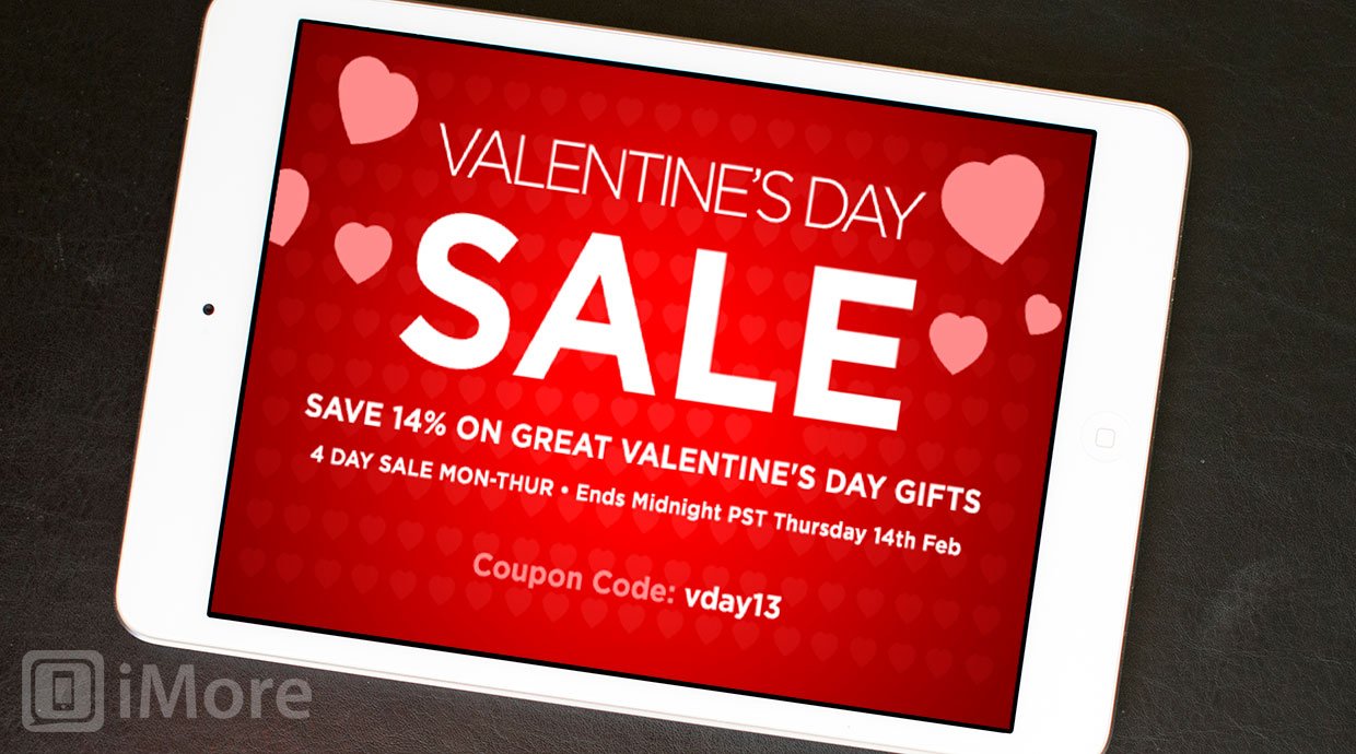 Save 14% on all iPhone and iPad accessories through Valentines Day!