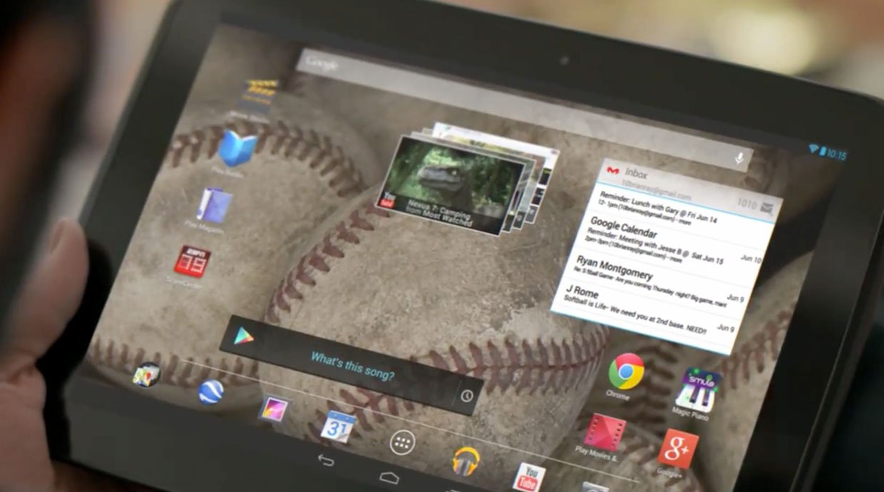 Google's latest Nexus 10 tablet ad vs. Apple's current iPad ads