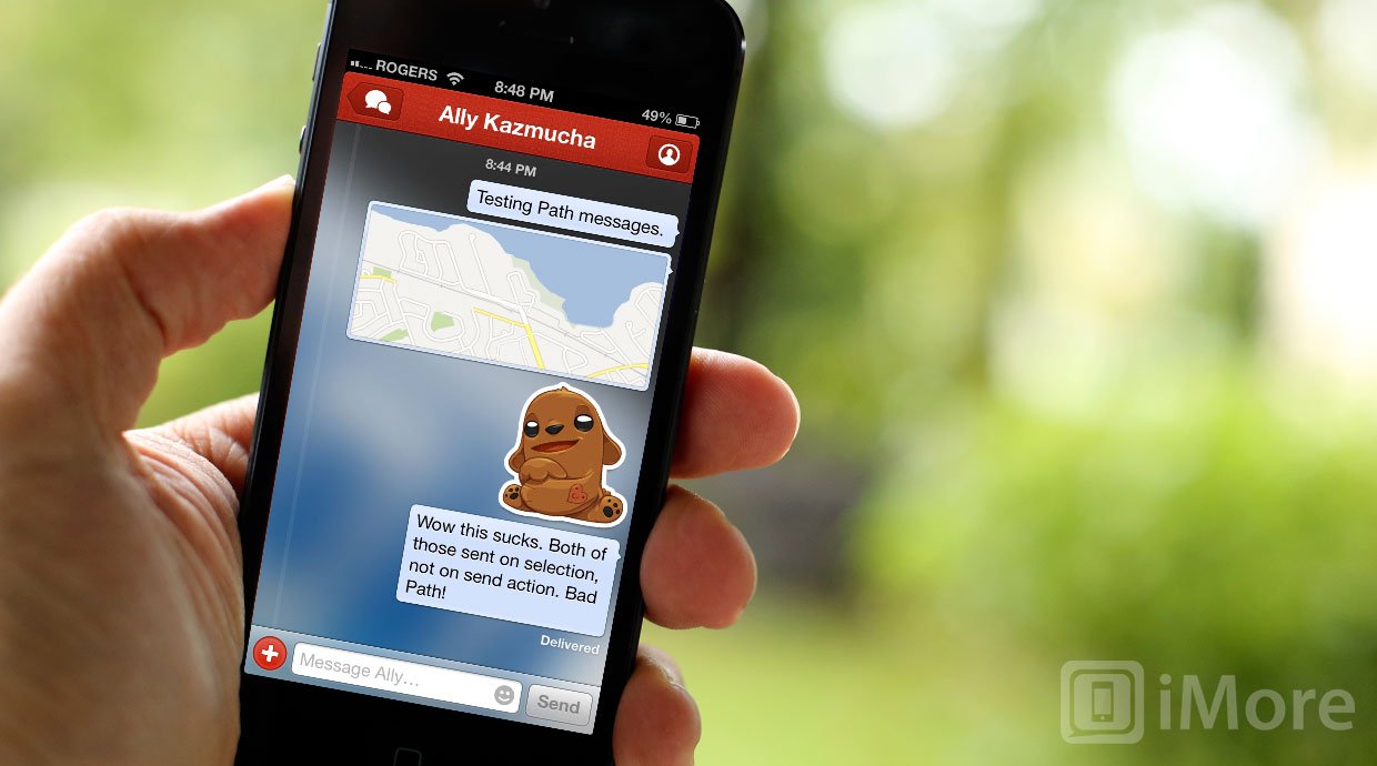 Path adds messaging, stickers for messaging, and a shop to, um, buy stickers for messaging