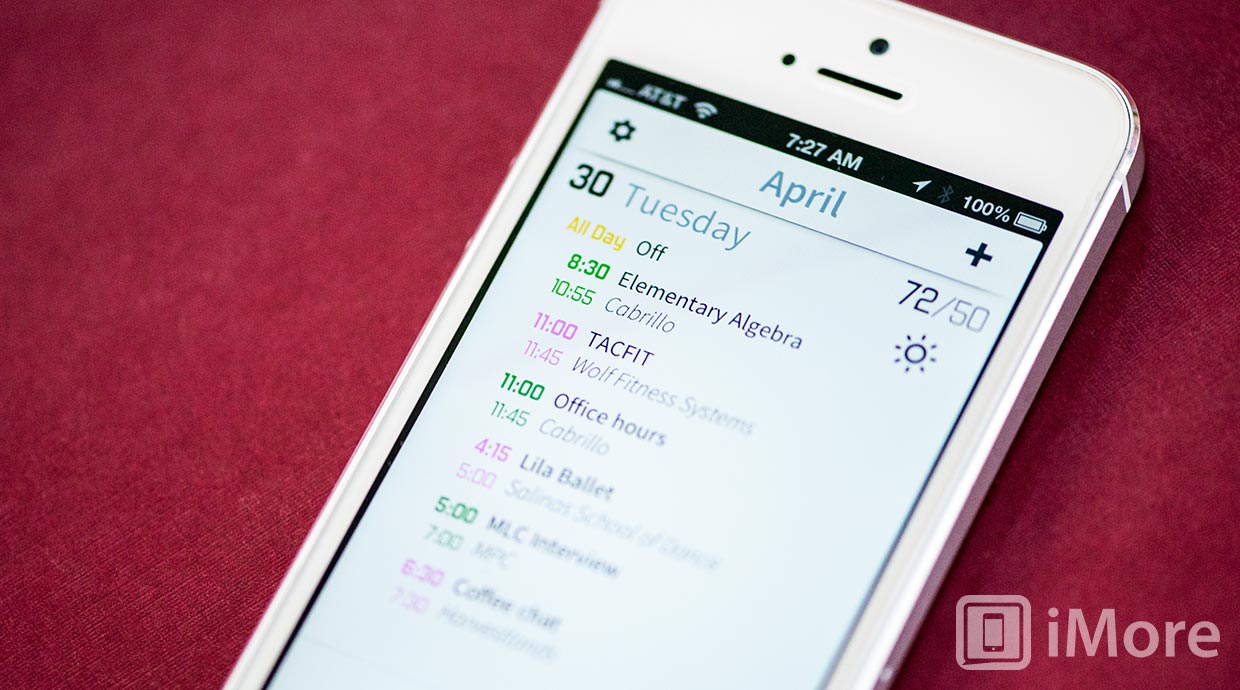 Horizon Calendar review: Check the weather at the location of your next appointment