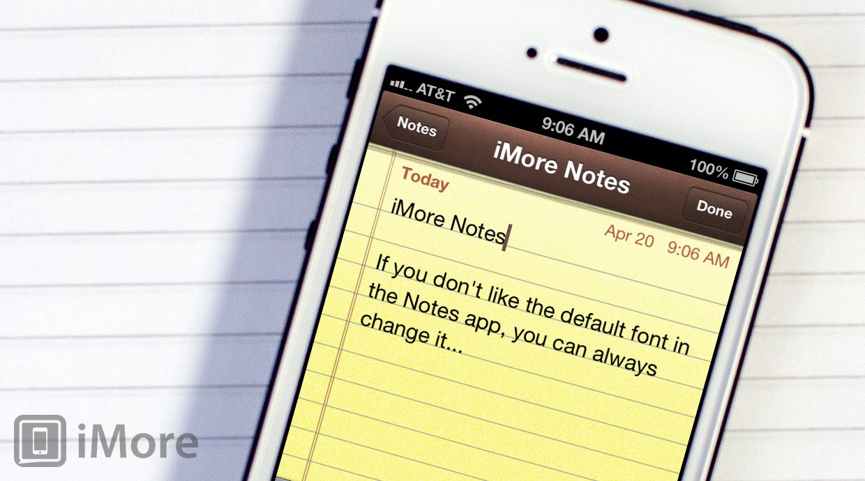 How to change the default font in the Notes app for iPhone and iPad