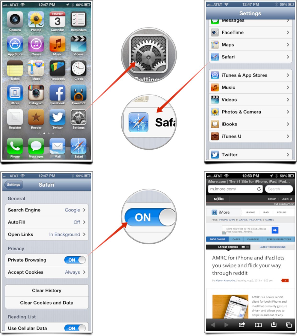 How to enable and use private browsing in Safari for iOS | iMore