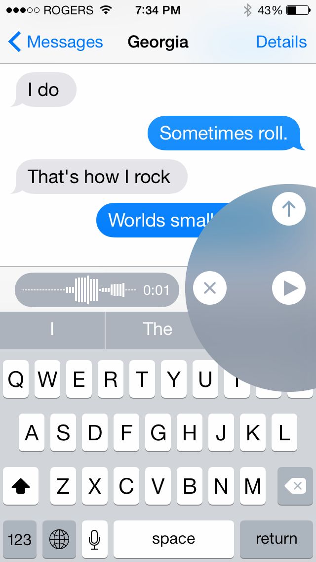 Sound Bites in Messages