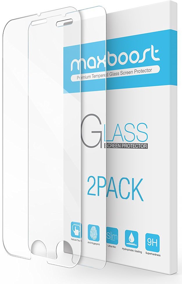 Maxboost 2 Pack Tempered Glass Screen Protector