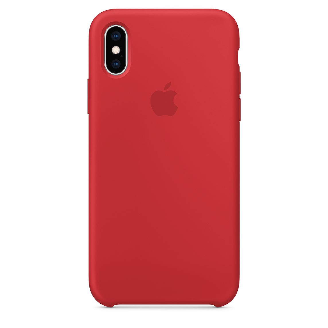 Red Apple Silicone Case iPhone XS