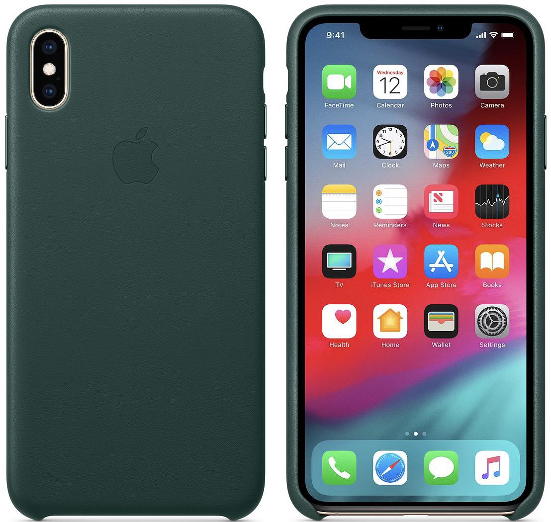 Apple Leather Case iPhone XS Max