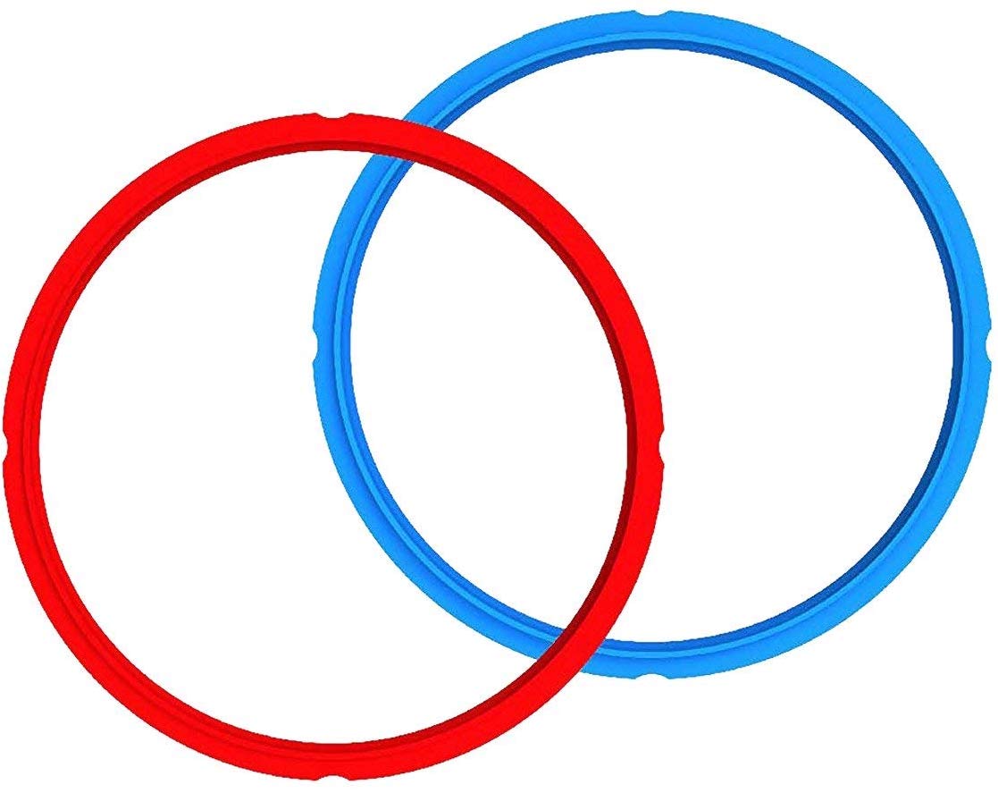 Красные и синие силиконовые кольца Instant Pot