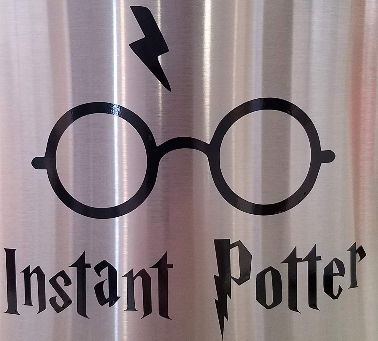 Instant Potter harry potter lightning scar and glasses decal