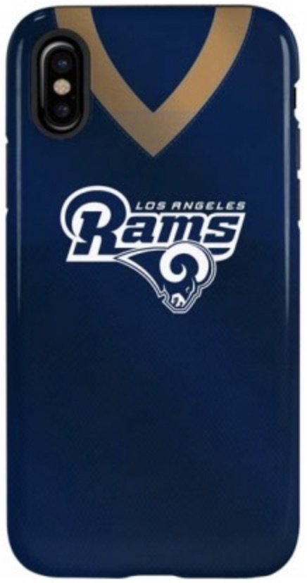 Rams team jersey iPhone case