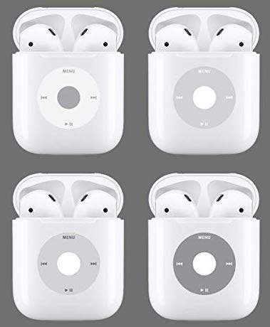 AirPods iPod Click Wheel decal