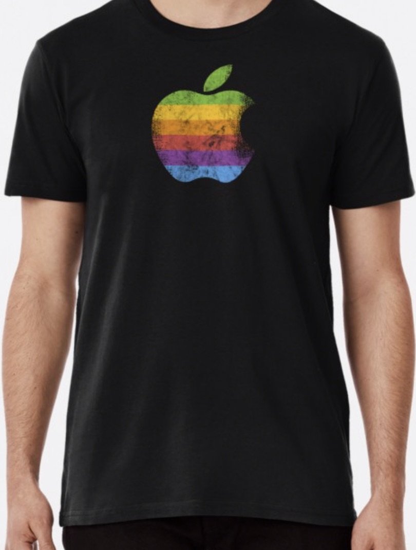 Apple retro t-shirt