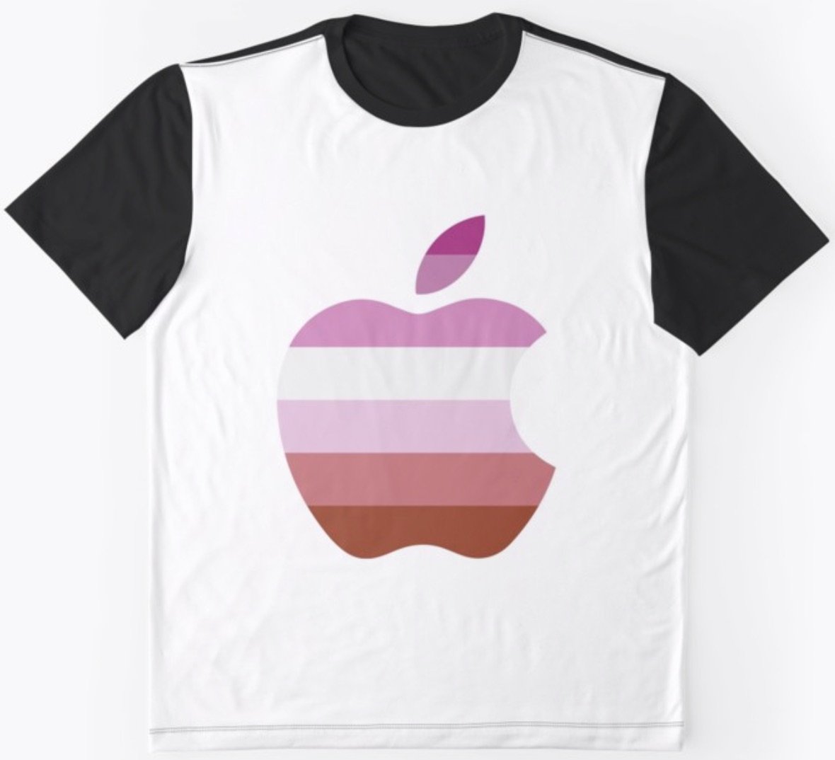 lesbian apple t-shirt