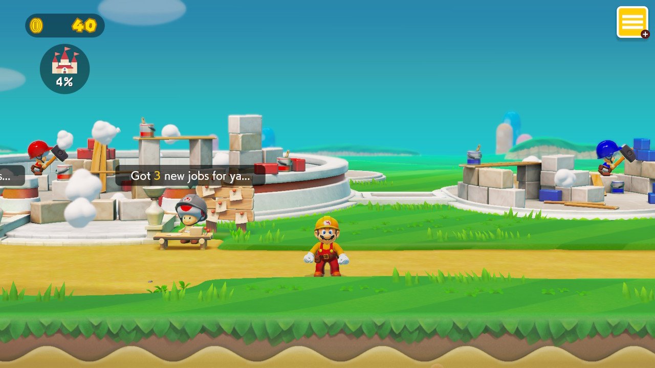 Princess Peach's castle was just destroyed in Super Mario Maker 2 