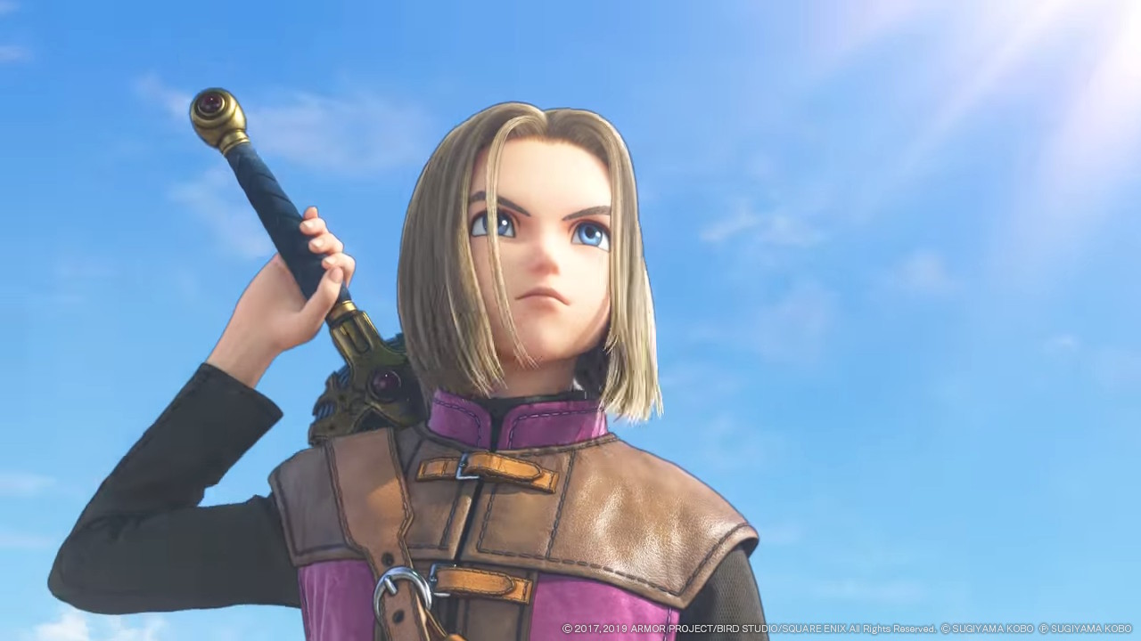 The Hero from Dragon Quest XI S