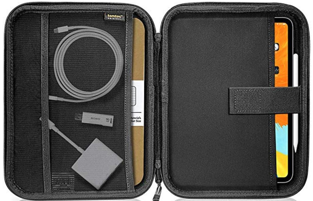 Yellow Apple Smart Keyboard TiMOVO 9-11 Inch Tablet Sleeve Case for iPad 8th/7th Gen Galaxy Tab A 10.1 10.2 2020/2019 iPad Air 4 iPad Pro 11 2020/2018 Felt+PU Leather Protective Bag