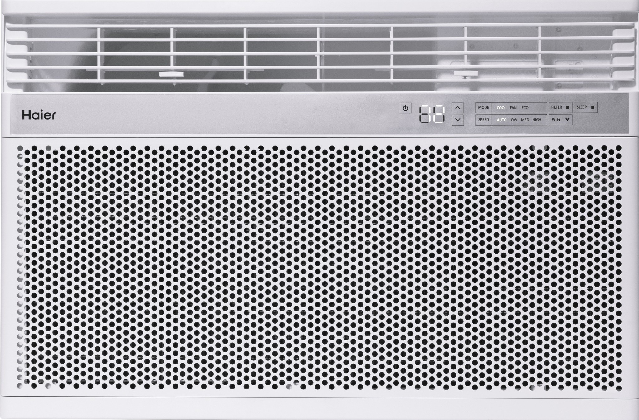Haier QHC15AX window air conditioner on a white background