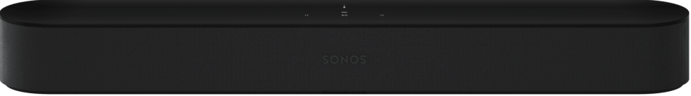 Sonos beam black speaker on a white background