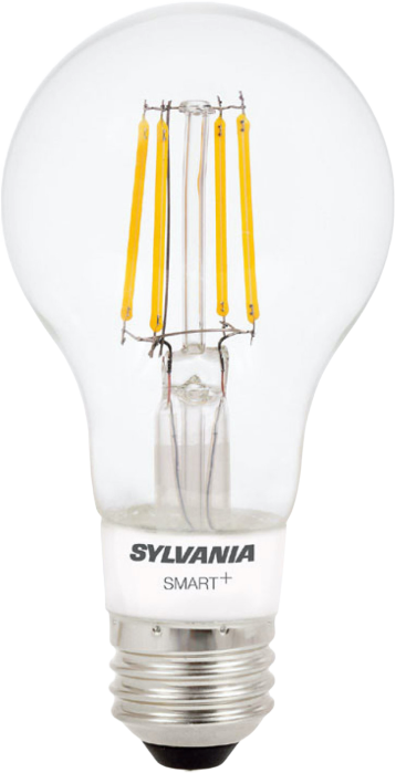 Sylvania Smart+ Filament light bulb on a white background