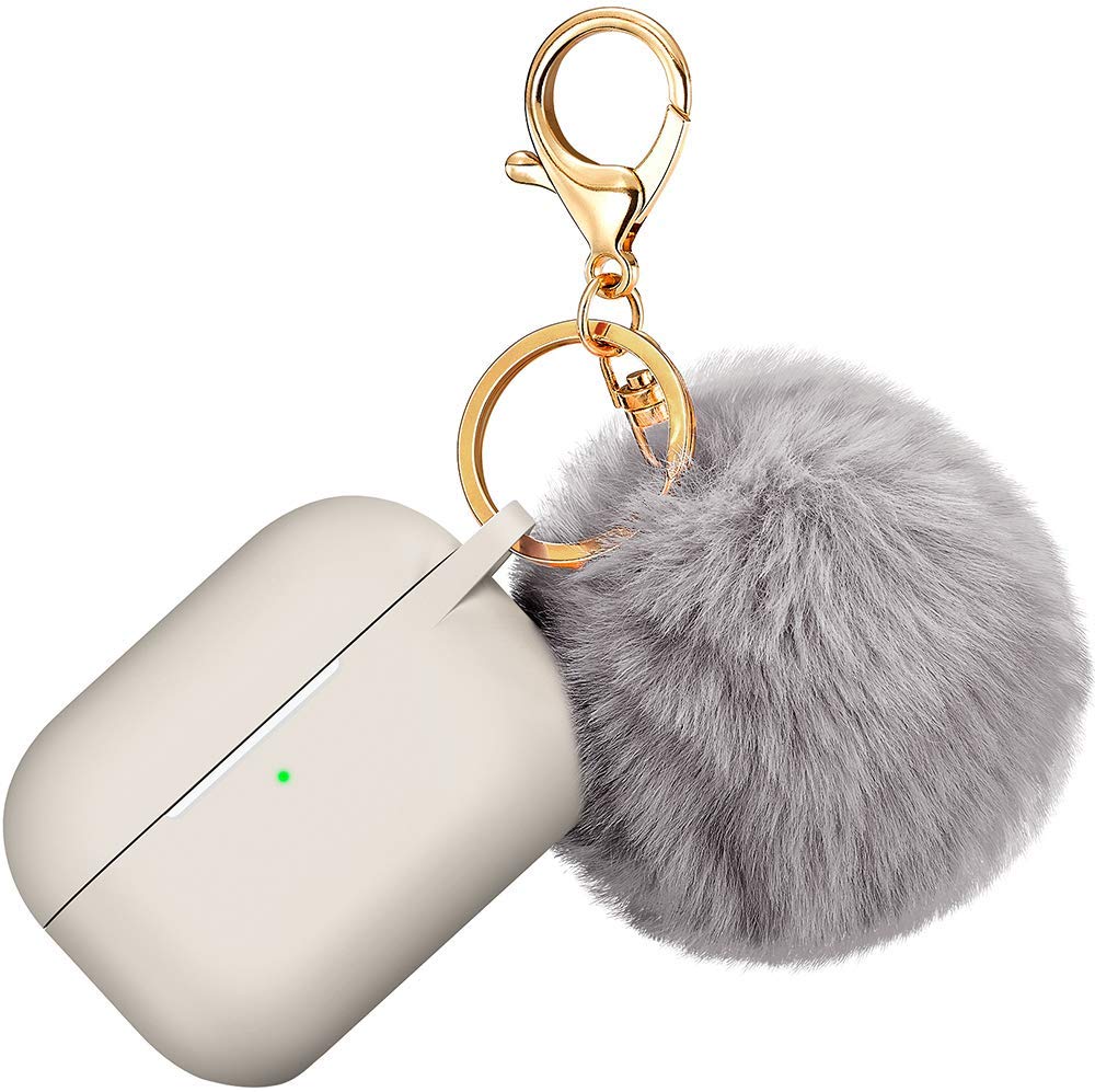 ESR Bounce with Fur Pom-Pom keychain