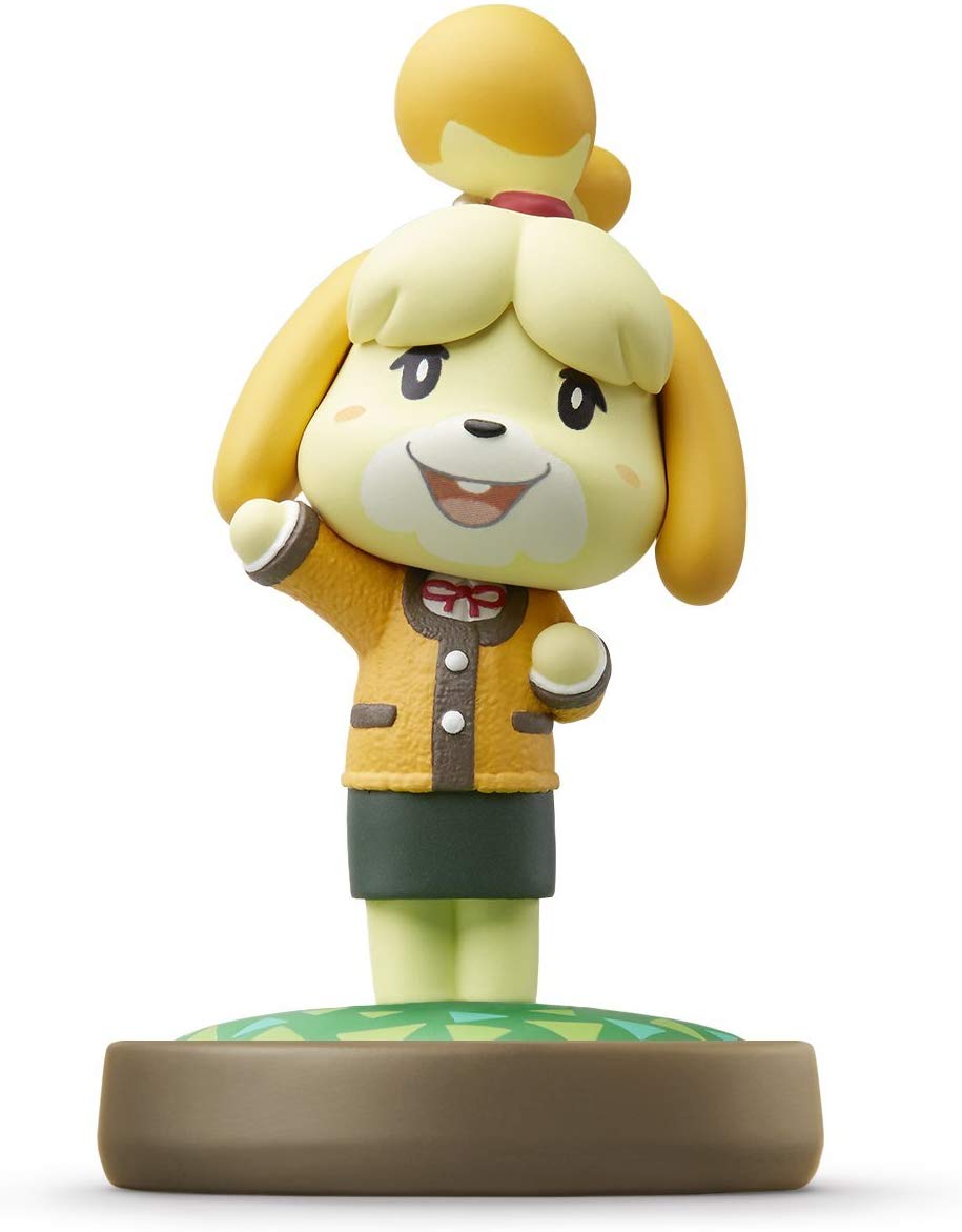 Animal Crossing New Horizons Amiibo Isabelle Winter Outfit