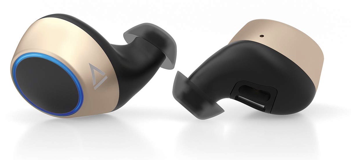 Creative Outlier Gold Earbuds Render
