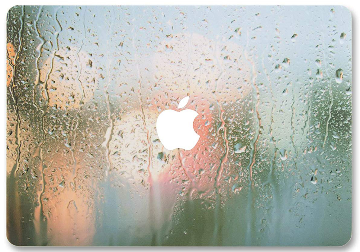 Macbook Rain Window Decal