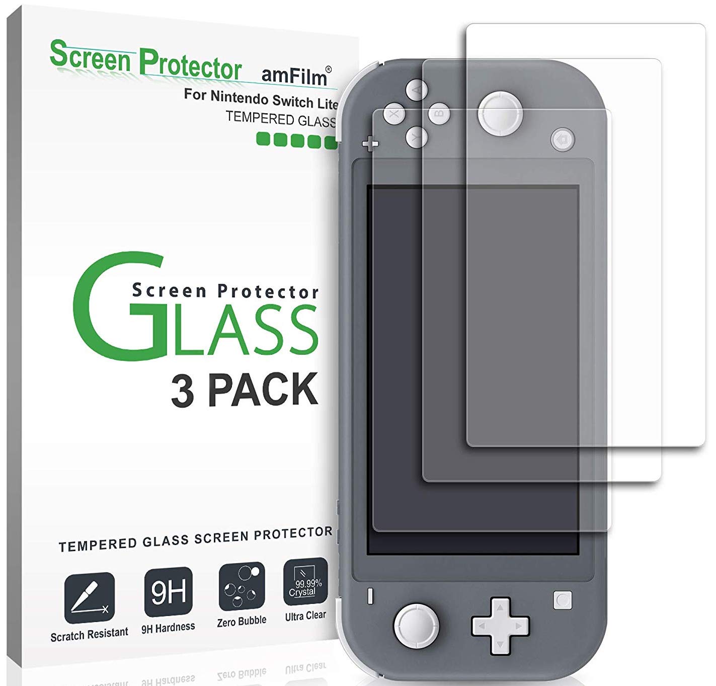 Amfilm Tempered Glass Screen Protector Switch Lite