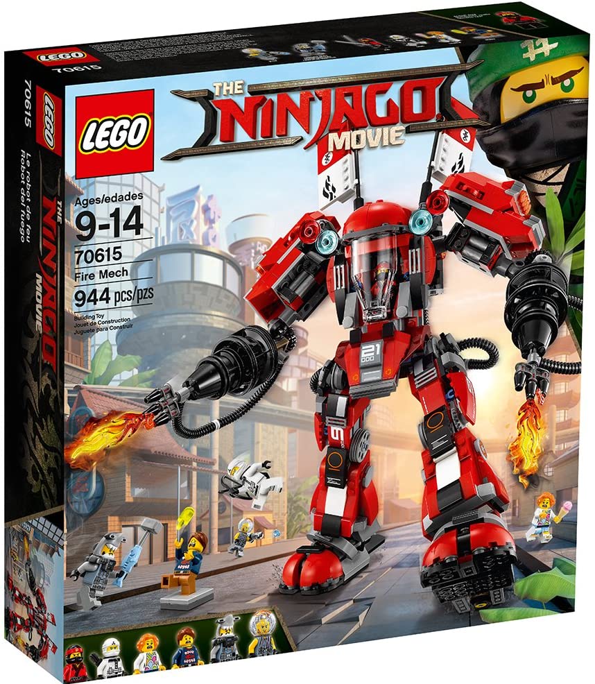Lego Ninago Movie Fire Mech Render Cropped