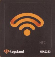 Tagstand Ntag213 Black Nfc Tags
