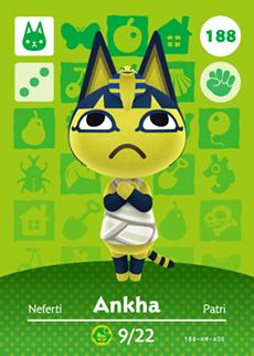 Animal Crossing Amiibo Cards Ankha