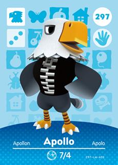 Animal Crossing Amiibo Cards Apollo