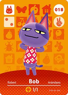 Animal Crossing Amiibo Cards Bob