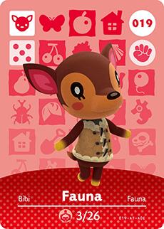 Animal Crossing Amiibo Cards Fauna